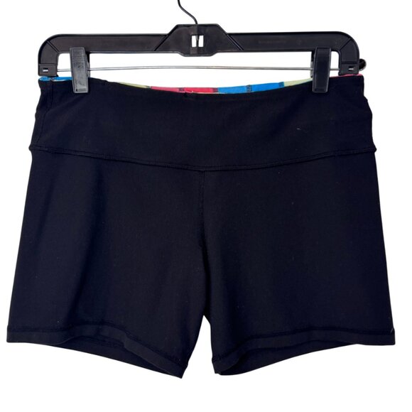 Lululemon athletic shorts black women’s size 8 - Picture 1 of 7